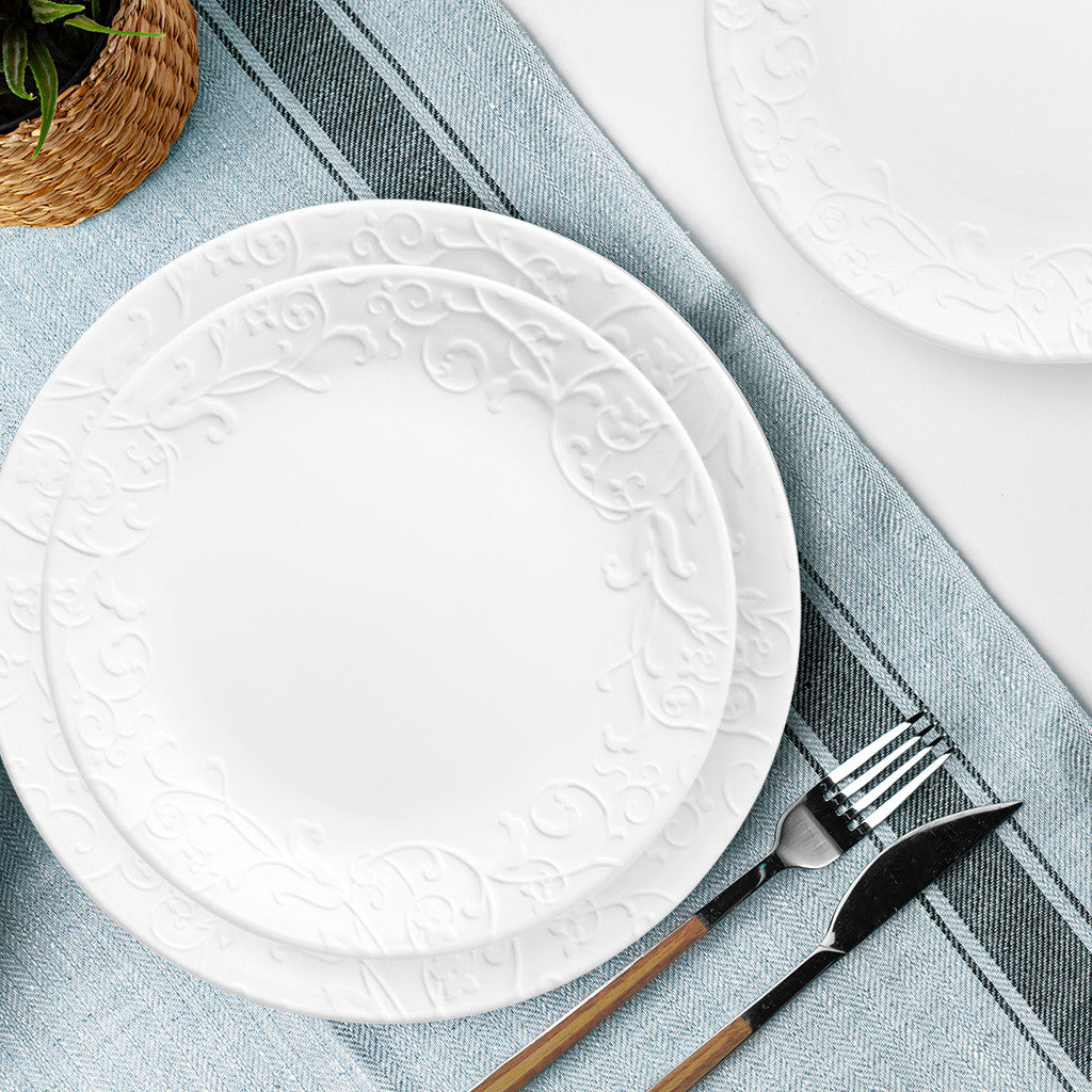 Corelle? Bella Faenza Dinnerware Set ?C Service for 6 + Serving Bowl - Image 3