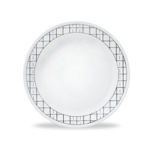 Corelle? Delicate Grid 8.5 Lunch Plate. 6-pack