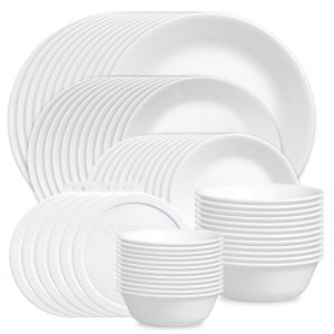 Corelle? Winter Frost White 66-piece Dinnerware Set. Service for 12