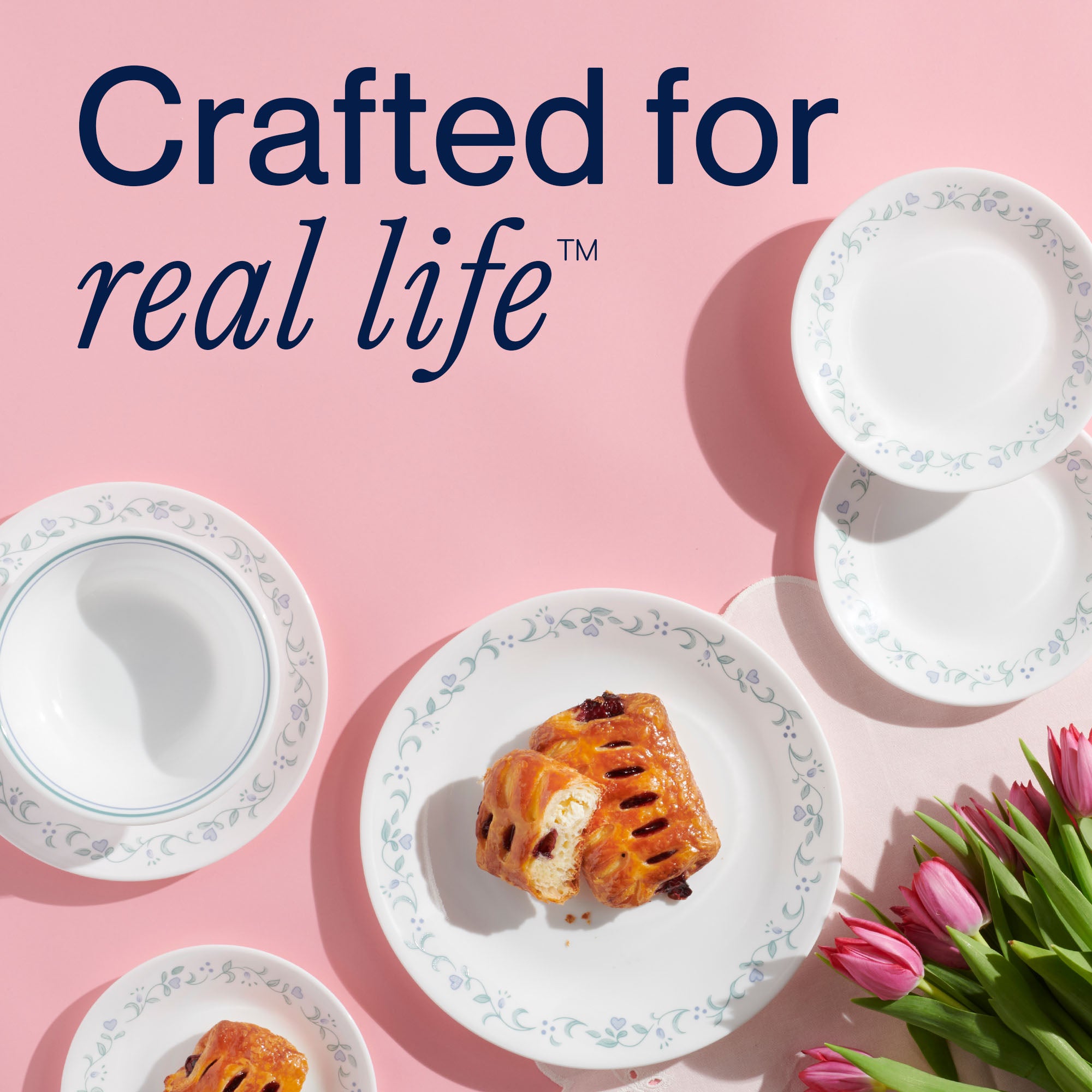 Corelle® Country Cottage 12-piece Dinnerware Set. Service for 4 - Image 7