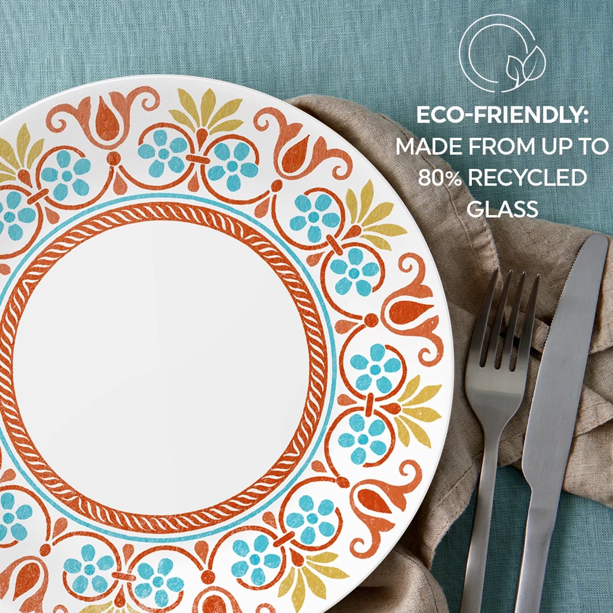 Corelle? Global Collection Terracotta Dreams 18-piece Dinnerware Set. Service for 6 - Image 8