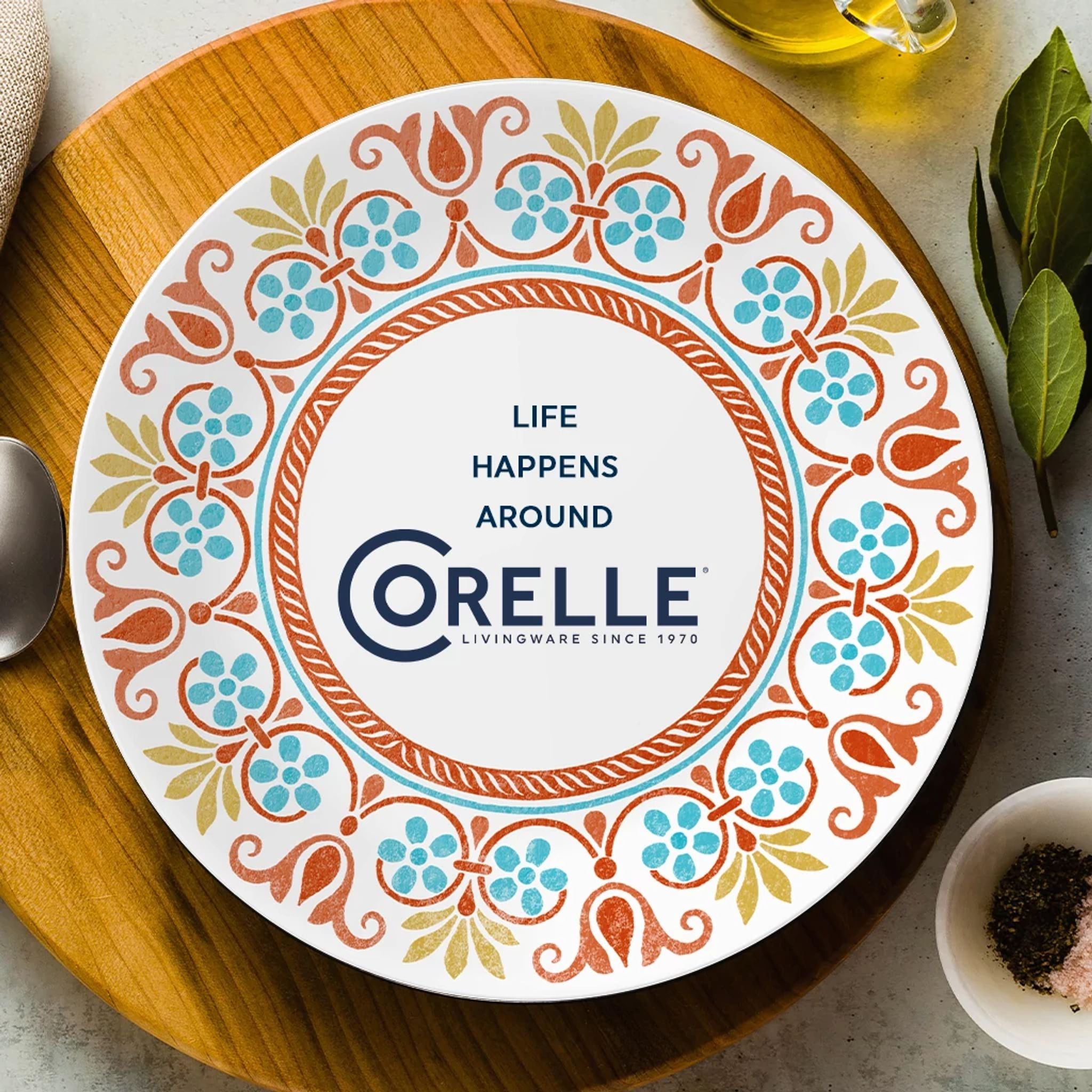 Corelle? Global Collection Terracotta Dreams 18-piece Dinnerware Set. Service for 6 - Image 7
