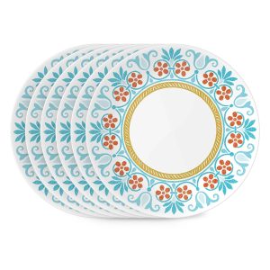 Corelle? Global Collection Terracotta Dreams. 8.5 Salad Plates. 6-pack