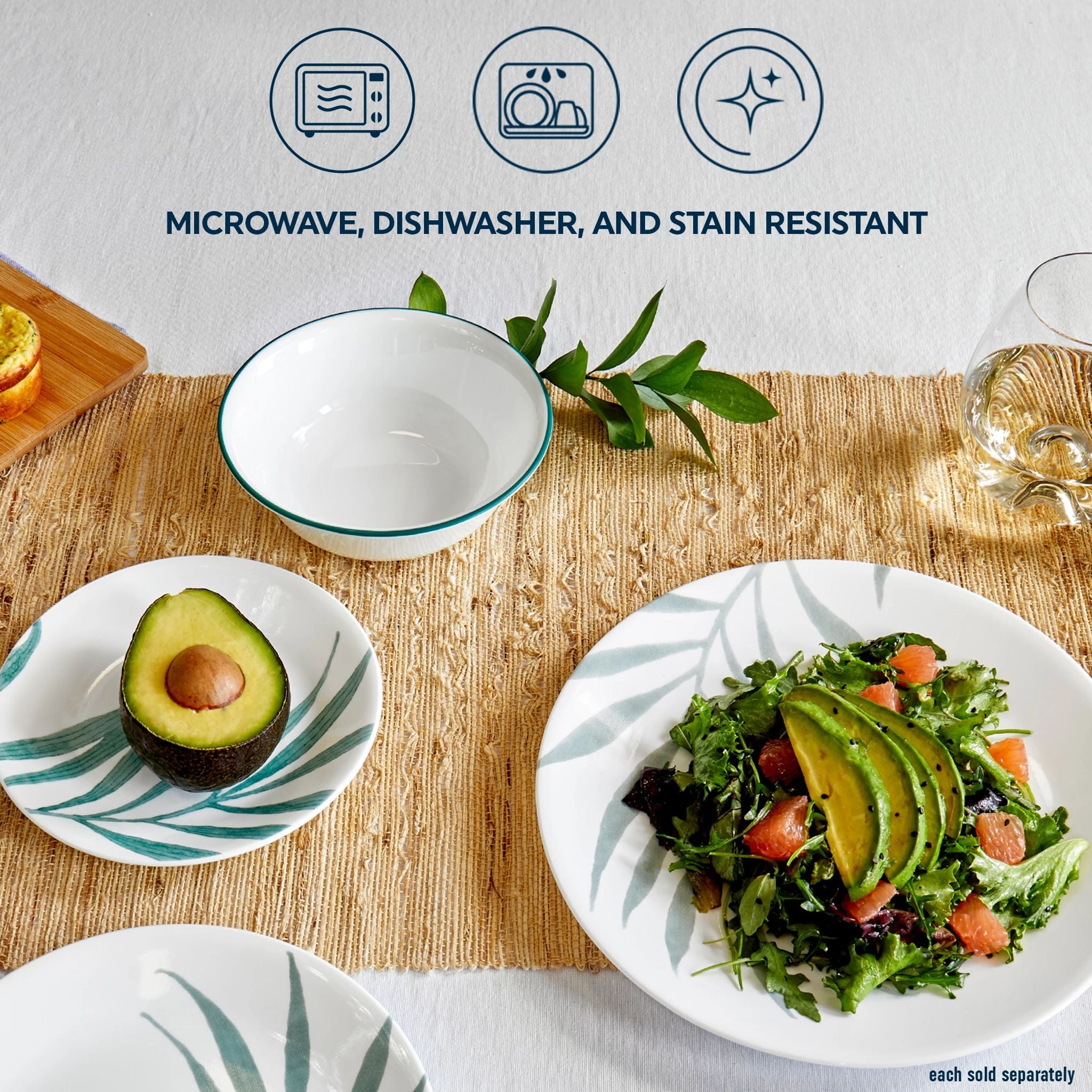 Corelle庐 Solar Print 8.5 Salad Plate. EXCLUSIVE - Image 3