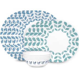 Corelle? Global Collection Northern Pines 12-piece Dinnerware Set. Service for 4