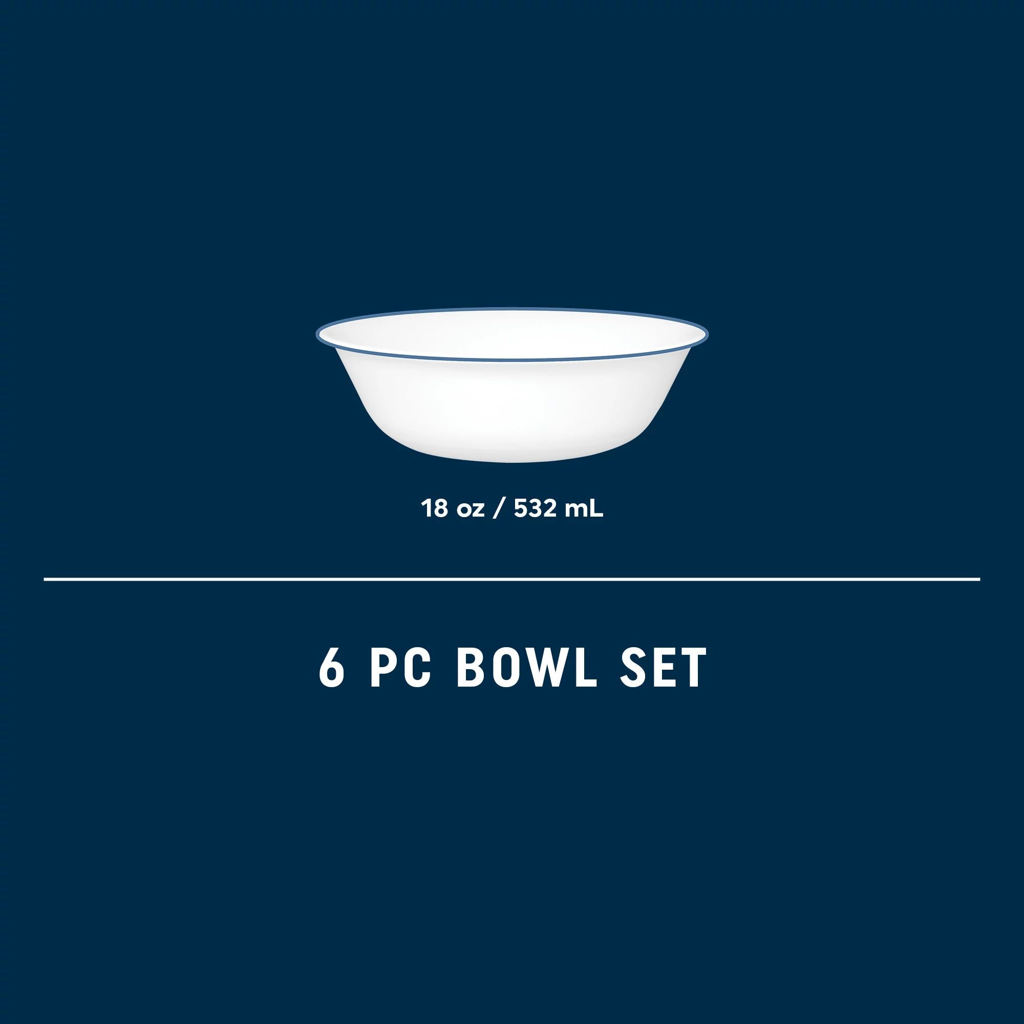 Corelle庐 Botanical Stripes 18-ounce Cereal Bowls. 6-pack - Image 5