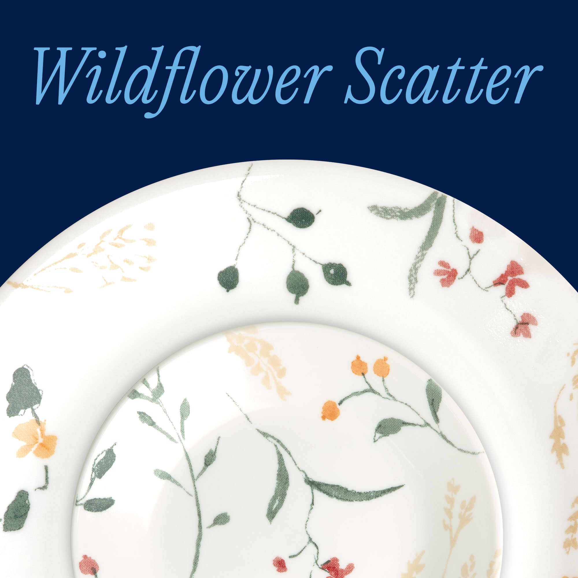 Corelle? Wildflower Scatter 18-piece Dinnerware Set. Service for 6 - Image 2