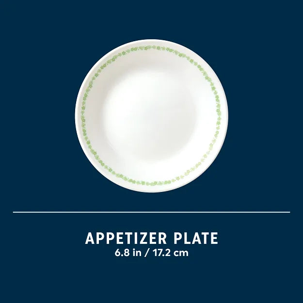 Corelle? Spring Blossom Green 6.75 Appetizer Plate - Image 7