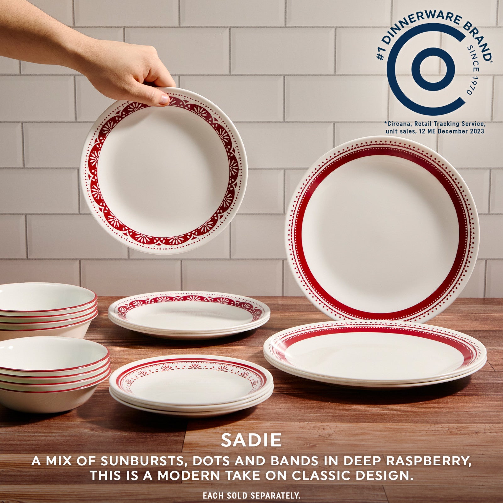 Corelle? Sadie 6.75 Appetizer Plate - Image 2