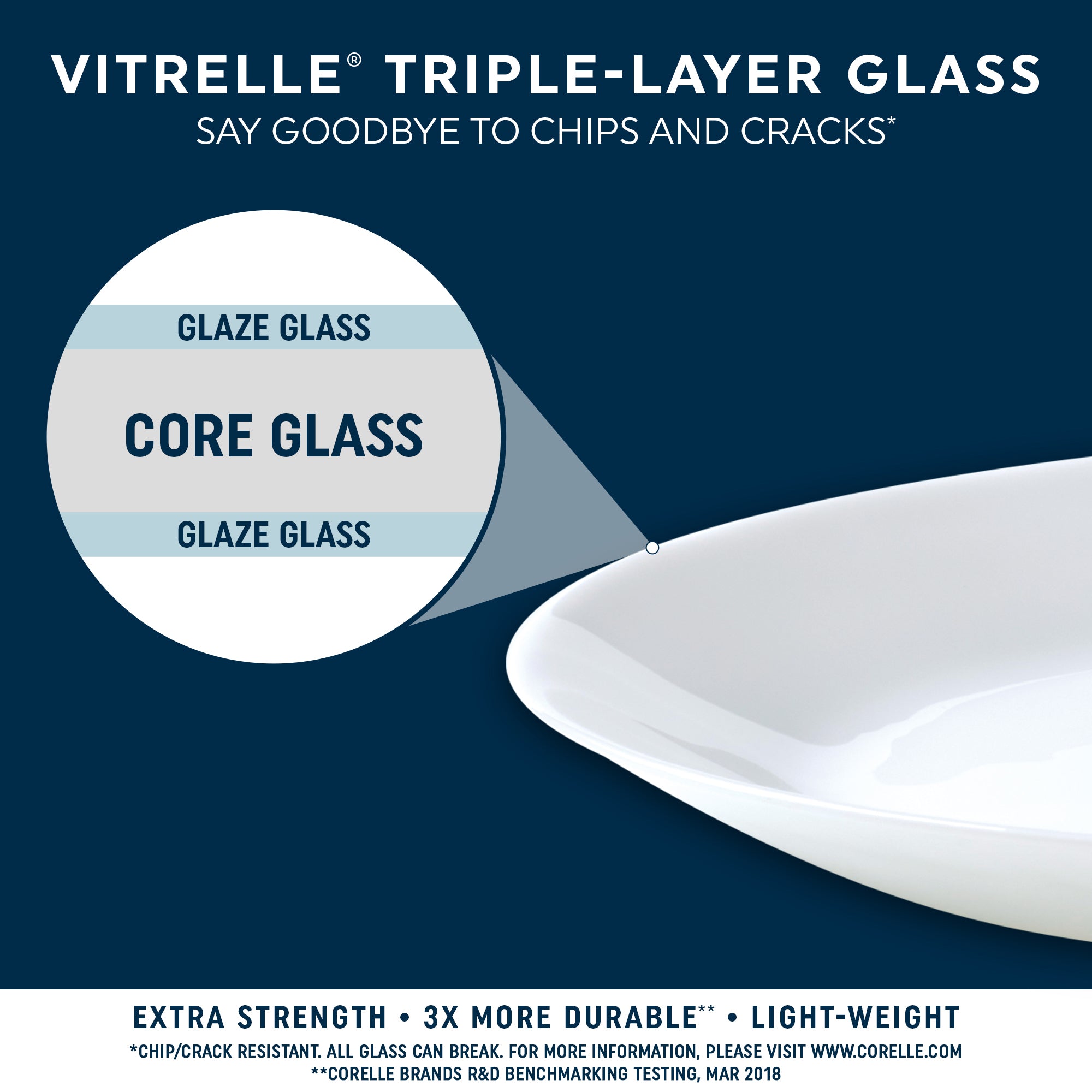Corelle® Acadia 18-piece Dinnerware Set. Service for 6 - Image 5