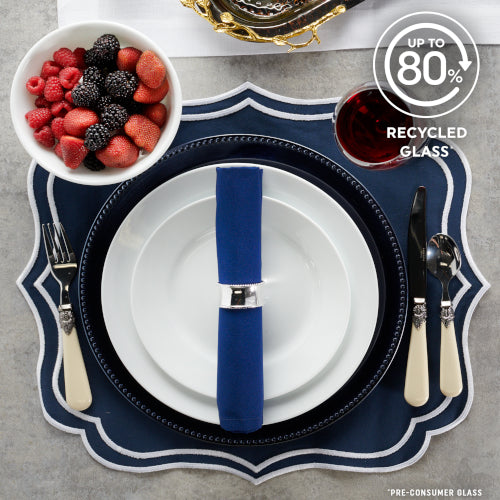 Corelle庐 Dazzling White Wide Rim 18pc Set. Service for 6 - Image 4
