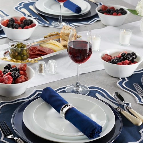 Corelle庐 Dazzling White Wide Rim 18pc Set. Service for 6 - Image 3