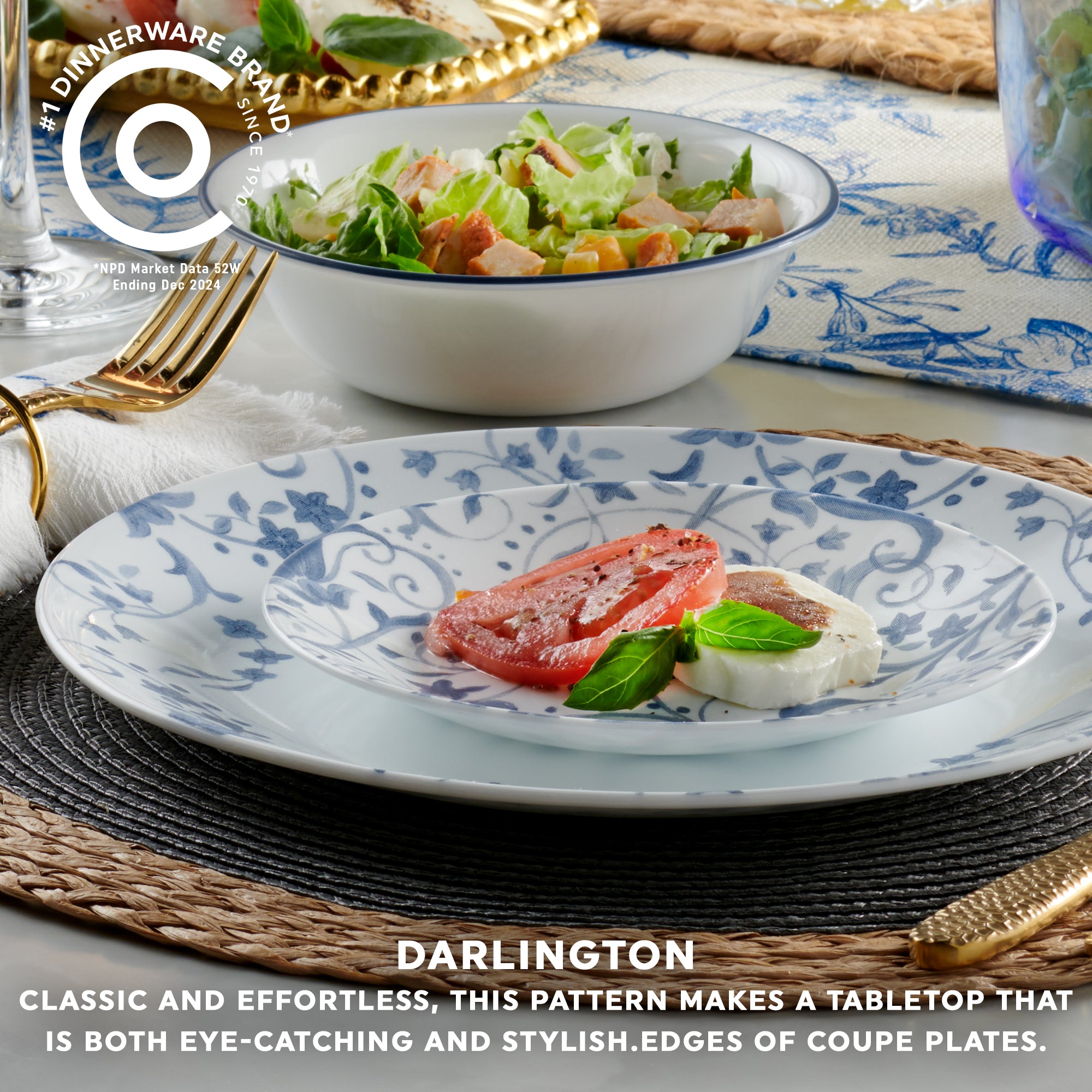 Corelle? Darlington 12-piece Dinnerware Set. Service for 4 - Image 9