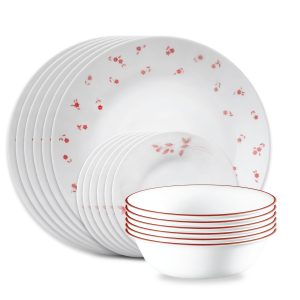 Corelle? Sweet Flora 18-piece Dinnerware Set. Service for 6