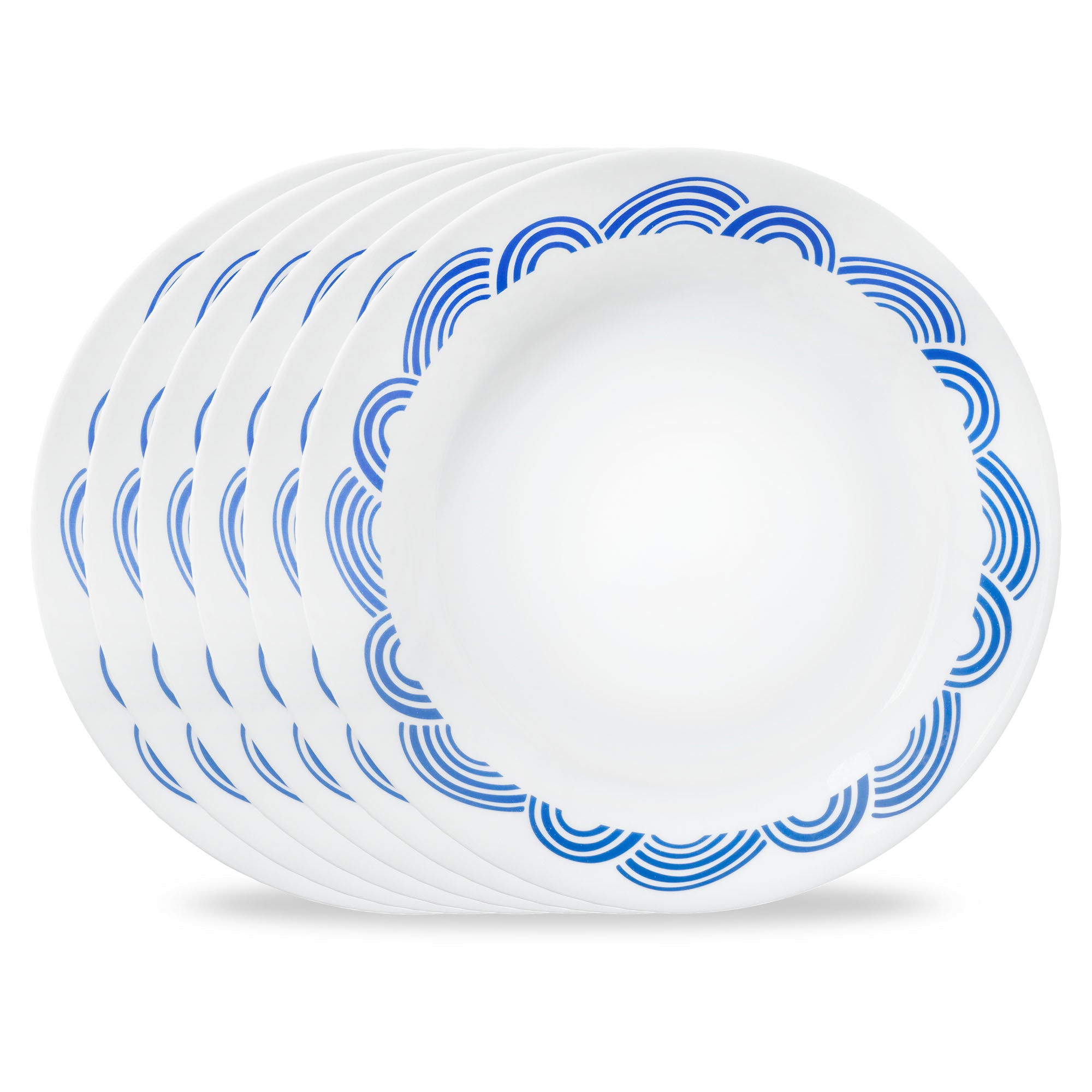 Corelle® Rolling Waves 8.5 Lunch Plate. 6-pack