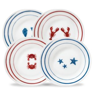Corelle? Rockland Harbor 6.75 Appetizer Plate. 8-pack