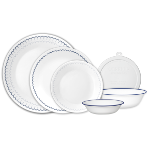 Corelle? Caspian Lace 66-piece Dinnerware Set. Service for 12