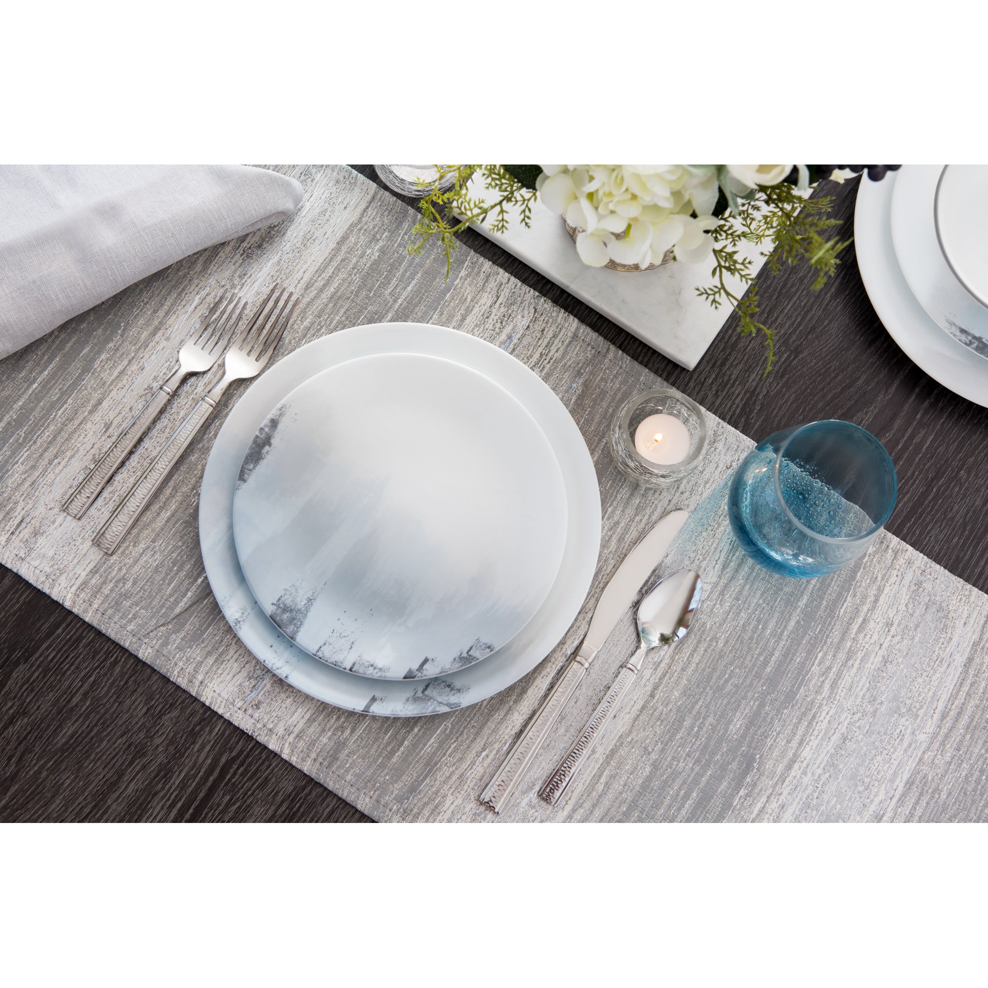 Corelle® Tranquil Reflections 12-piece Dinnerware Set. Service for 4 - Image 4