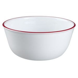 Corelle庐 Red Banded 28-ounce Large Soup Bowl