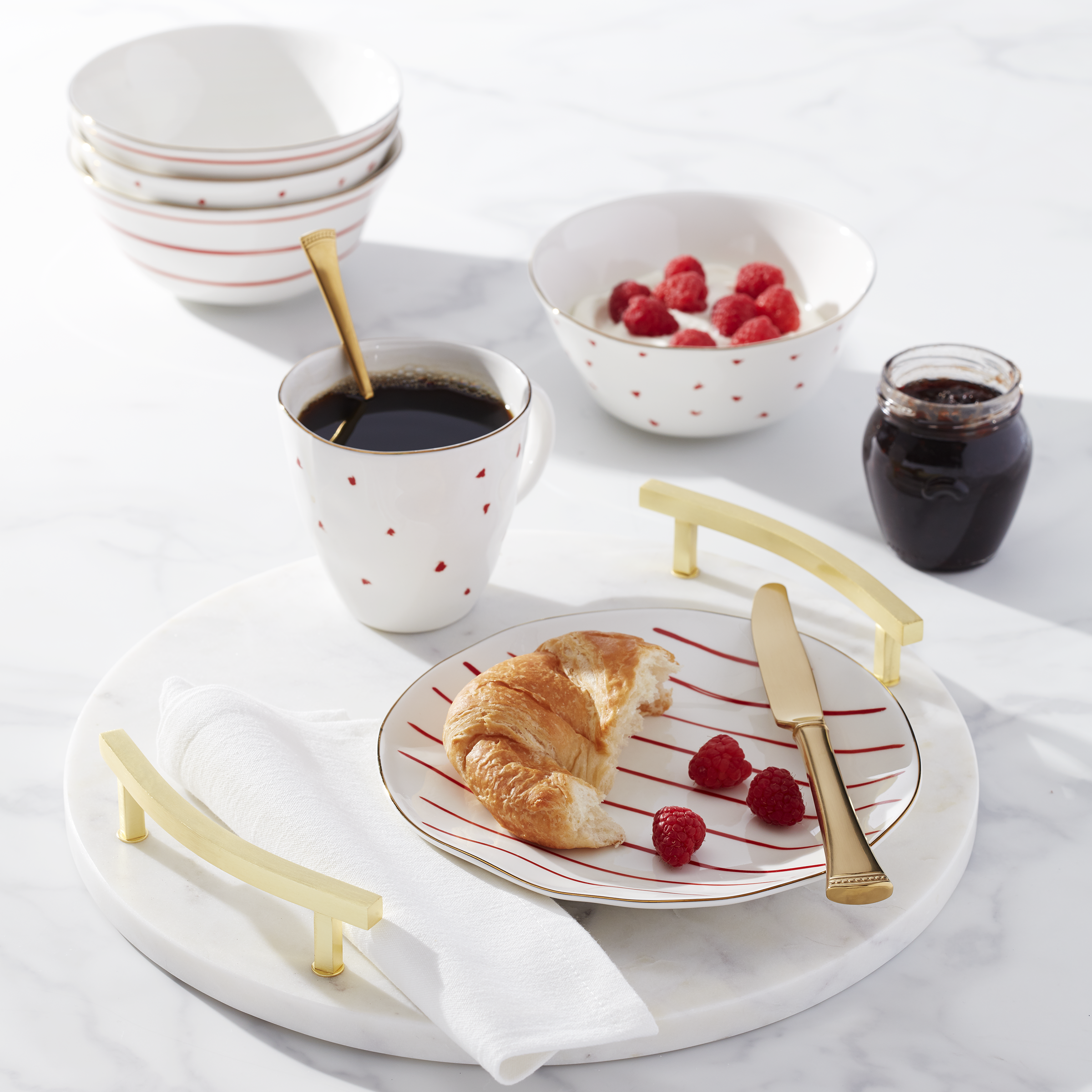 Garnet Bay 4-Piece Dessert Set - Image 4